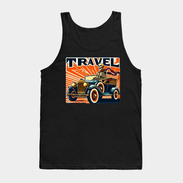 Skeleton Tank Top by Vehicles-Art